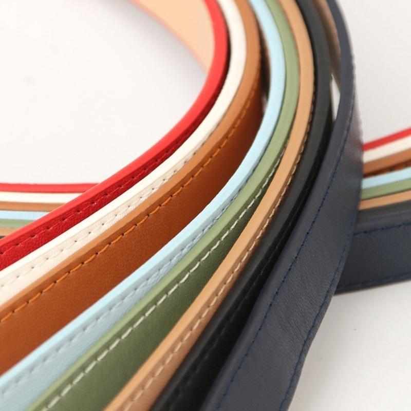 Formal Belt Leather Thin - 652F حزام خصر للكبار فاسق مع