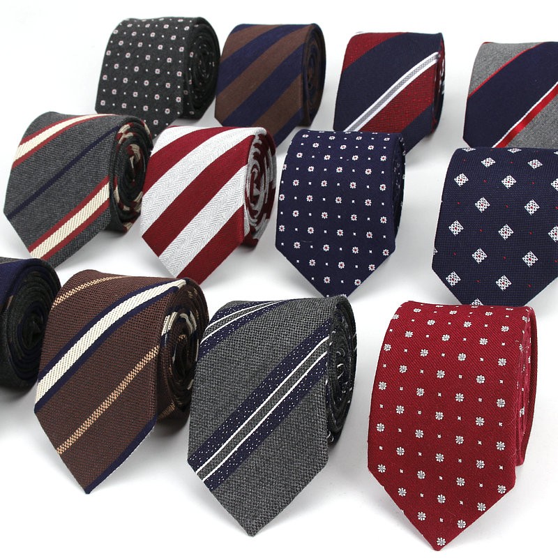 Men'S Formal Wear Bow Ties - ربطة عنق ضيقة مخططة للرجال ،