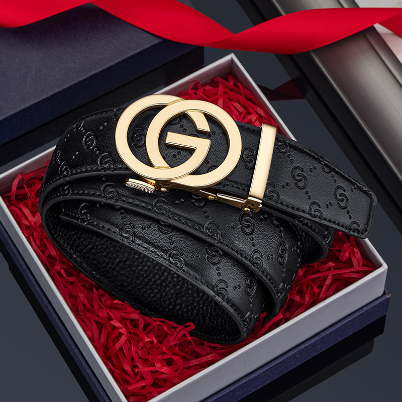 Formal Belt Leather Thin - جديد رقيقة 34 مللي متر حزام
