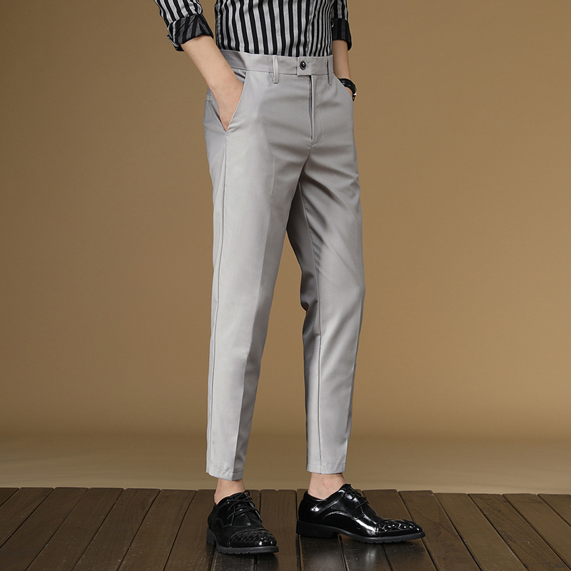 Men Formal Wear Office - الصيف دعوى السراويل الرجال أحمر أسود