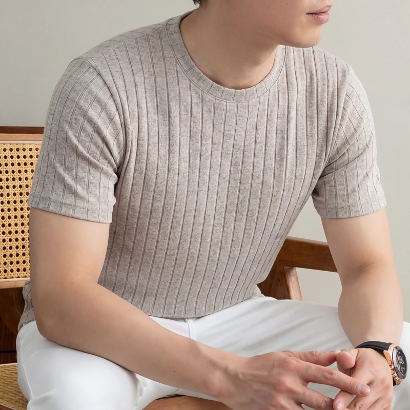 Men Formal Wear Pinterest - قميص رجالي كاجوال مضلع بأكمام قصيرة،
