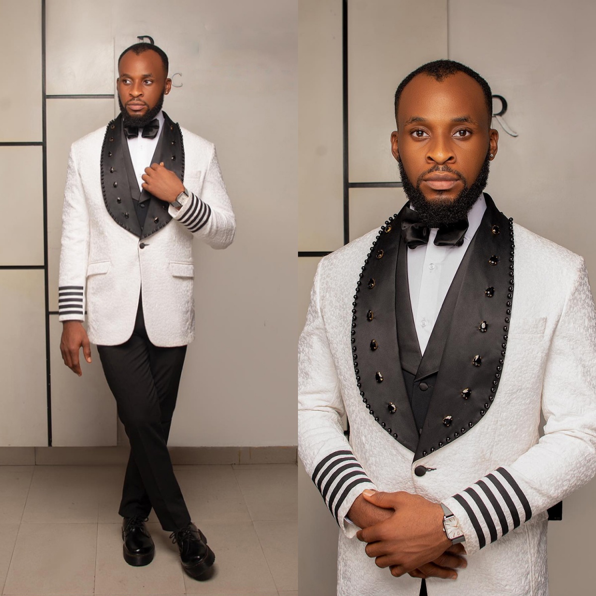 Men Formal Wear For Dinner - تخصيص الرجال الزفاف البدلات الرسمية نمط