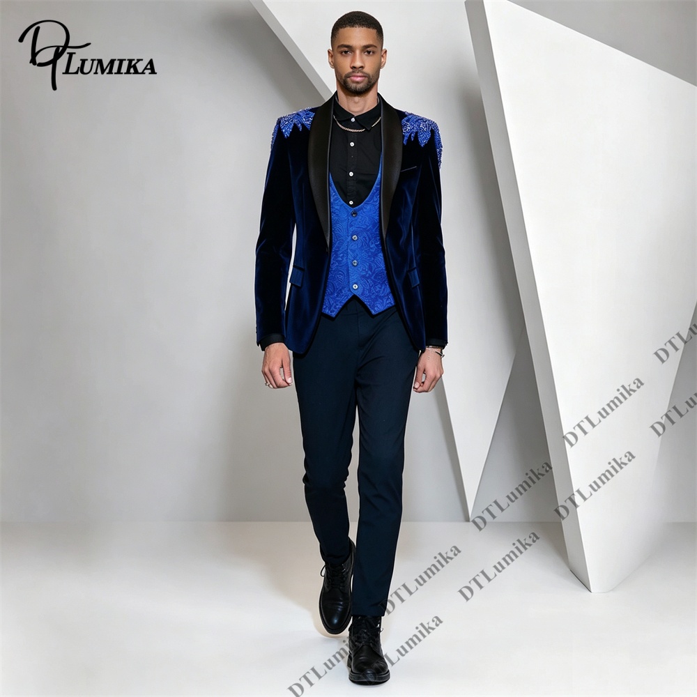 Men'S Formal Wear In Wedding - بدلة رجالية من ثلاث قطع من