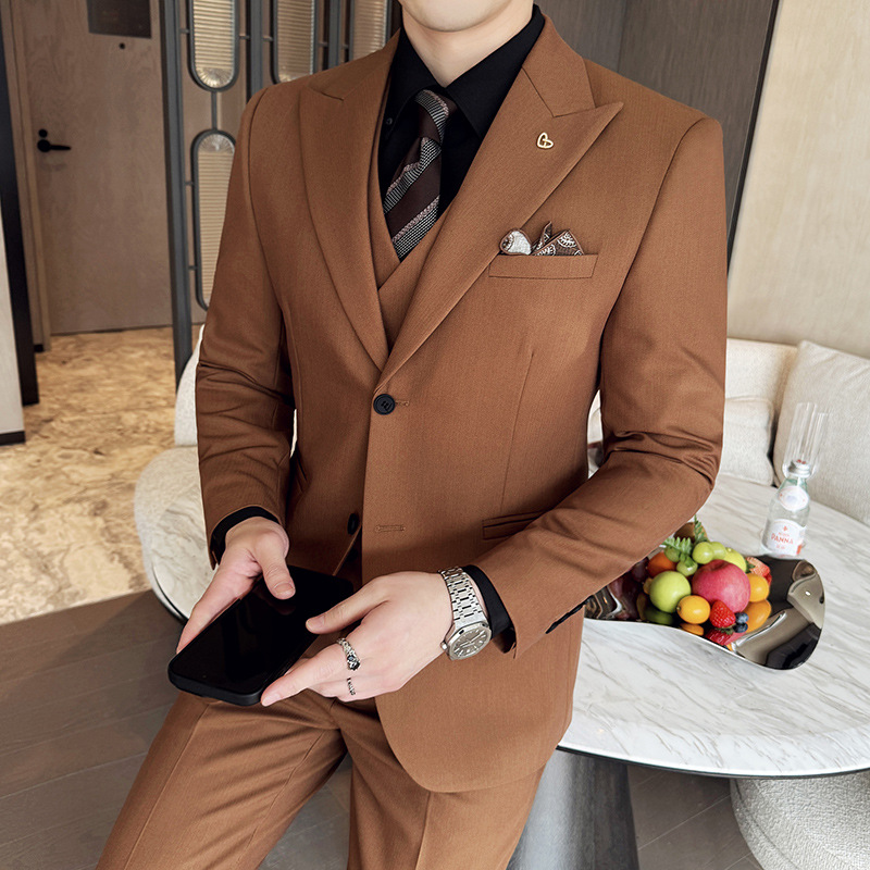 بدلات رجالية بيضاء من 3 قطع بق - مراجعة Men Formal Wear For Dinner وسعره