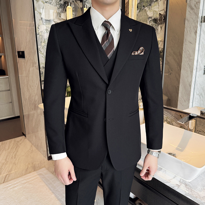 بدلات رجالية بيضاء من 3 قطع بق - مراجعة Men Formal Wear For Dinner وسعره