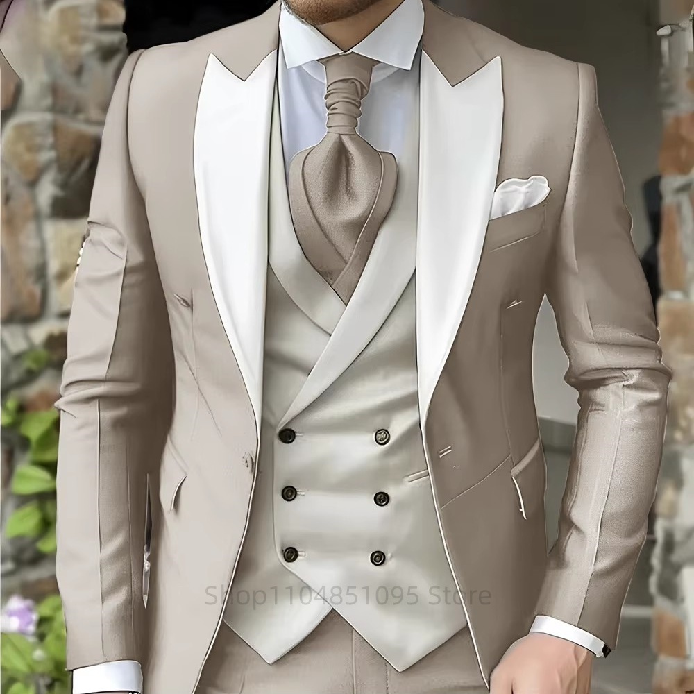 بدلات رجالية أنيقة بياقة مدببة - مراجعة Men Formal Wear For Dinner وسعره