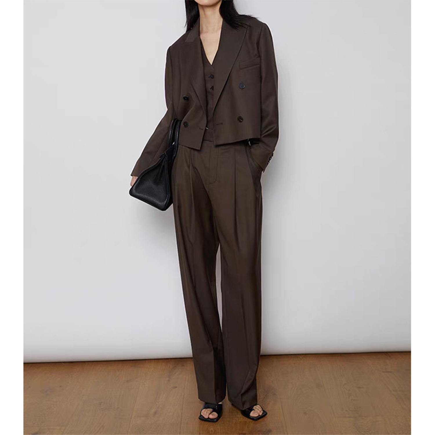 بدلة نسائية من Allingentle مكو - مراجعة Double Breasted Blazer وسعره