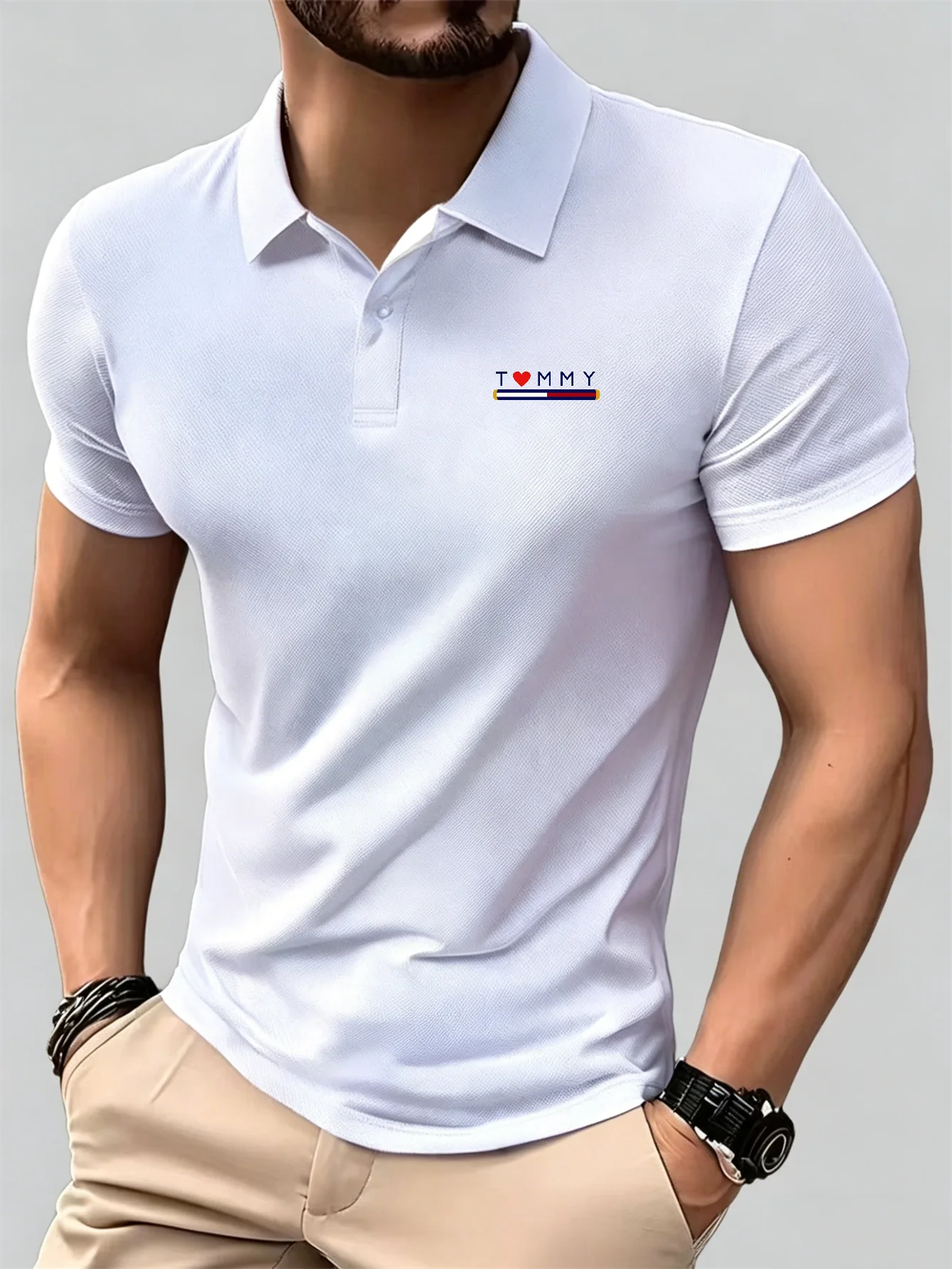 قميص بولو جديد بأكمام قصيرة وأ - مراجعة Men Formal Wear Pinterest وسعره
