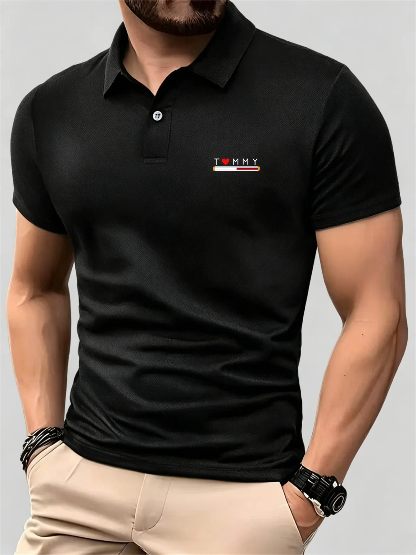 قميص بولو جديد بأكمام قصيرة وأ - مراجعة Men Formal Wear Pinterest وسعره