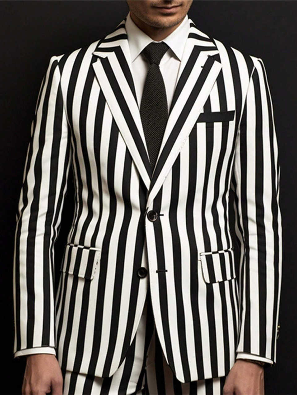 بدلة رجالية مخططة أنيقة للربيع - مراجعة Men'S Holiday Formal Wear وسعره