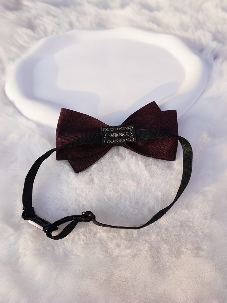 ربطة عنق مزدوجة الطبقات بلون ب - مراجعة Men'S Formal Wear Bow Ties وسعره
