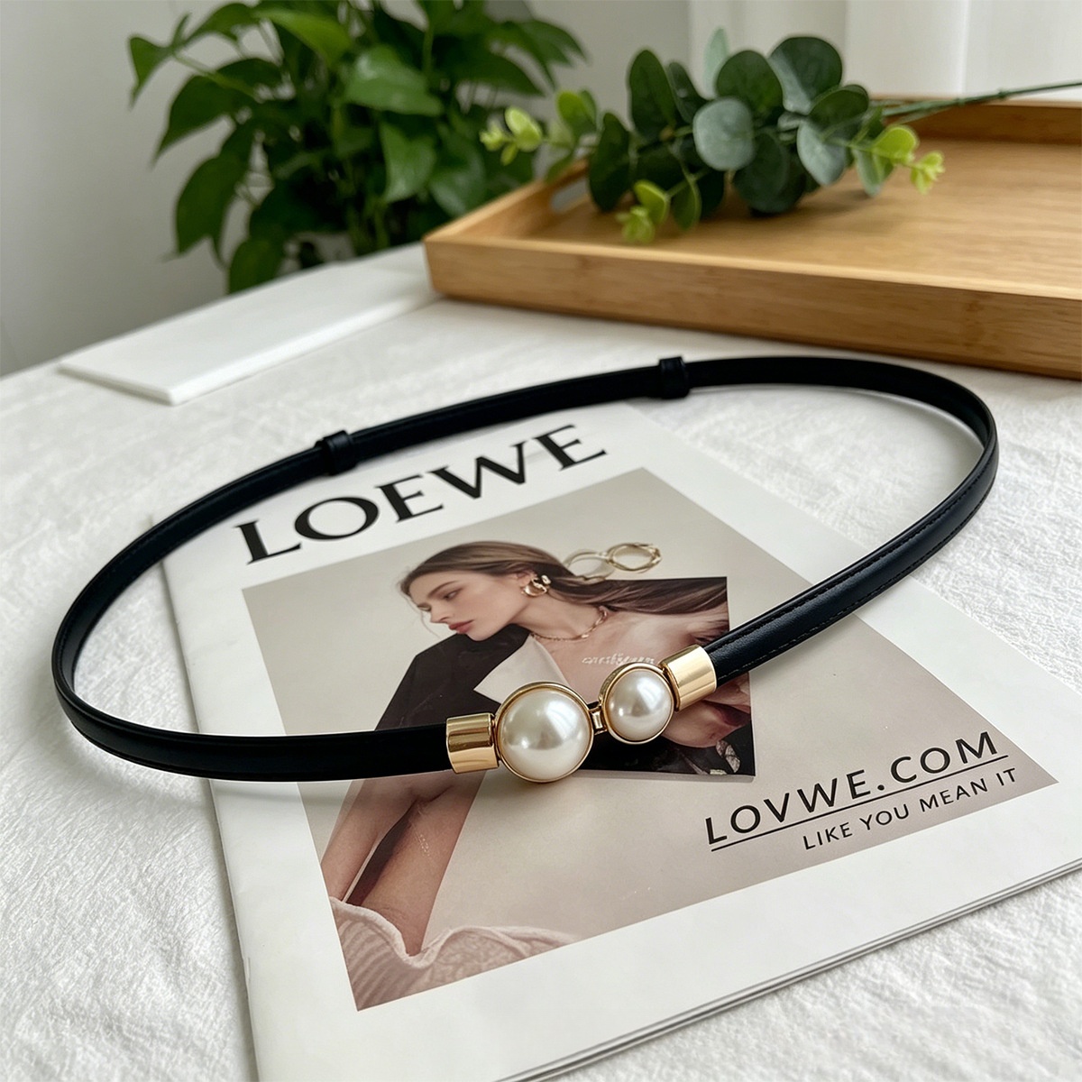 حزام خصر نسائي رفيع من الجلد ا - مراجعة Formal Belt Leather Thin وسعره