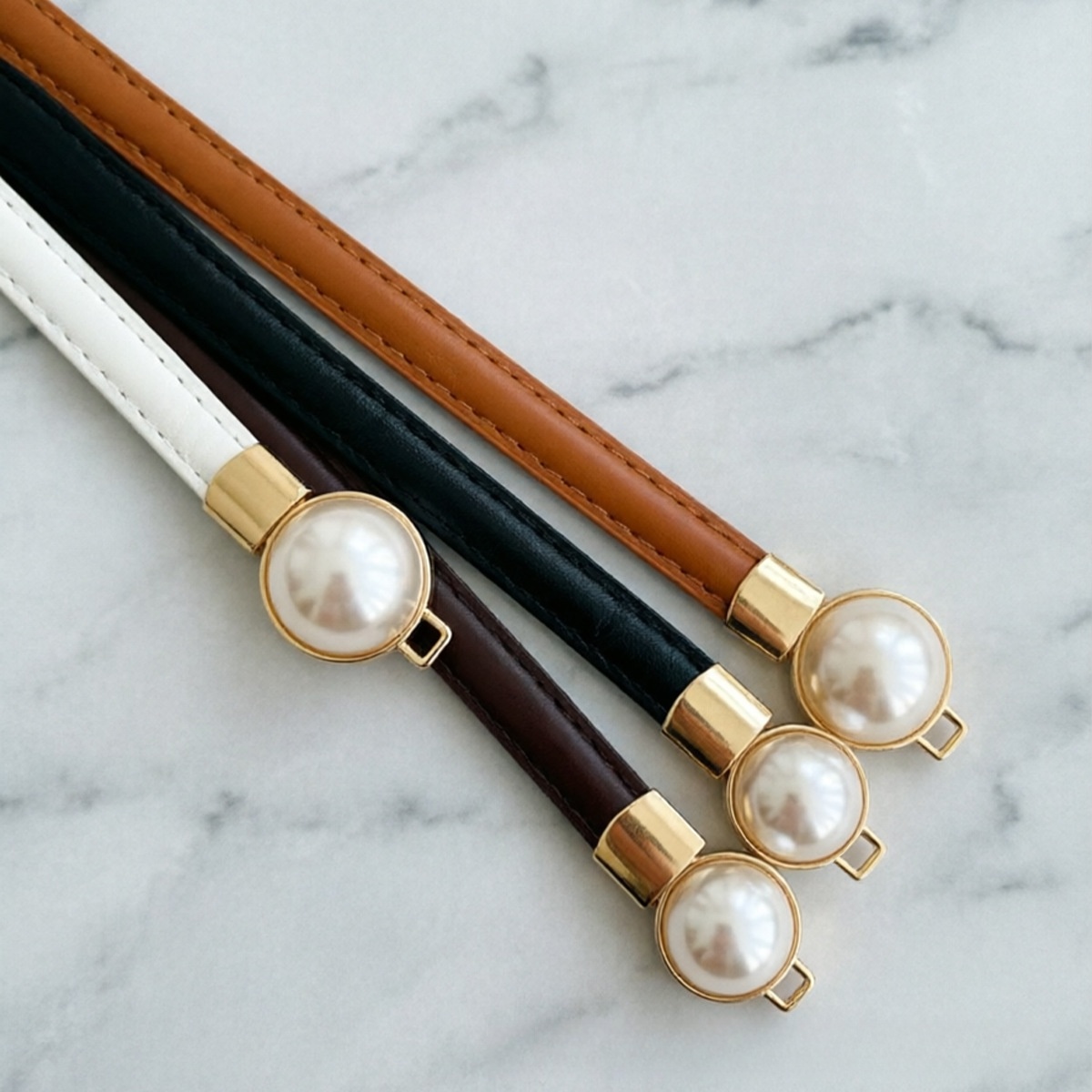 حزام خصر نسائي رفيع من الجلد ا - مراجعة Formal Belt Leather Thin وسعره