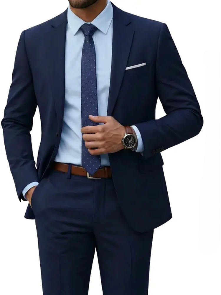 بدلة رجالية من قطعتين (سترة +  - مراجعة Men Formal Wear For Dinner وسعره