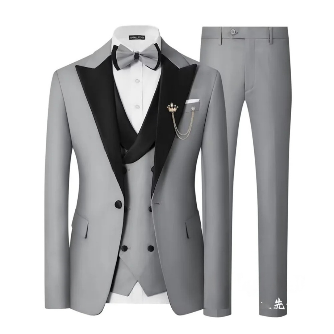 بدلة رجالية رسمية ضيقة من 3 قط - مراجعة Men Formal Wear For Dinner وسعره
