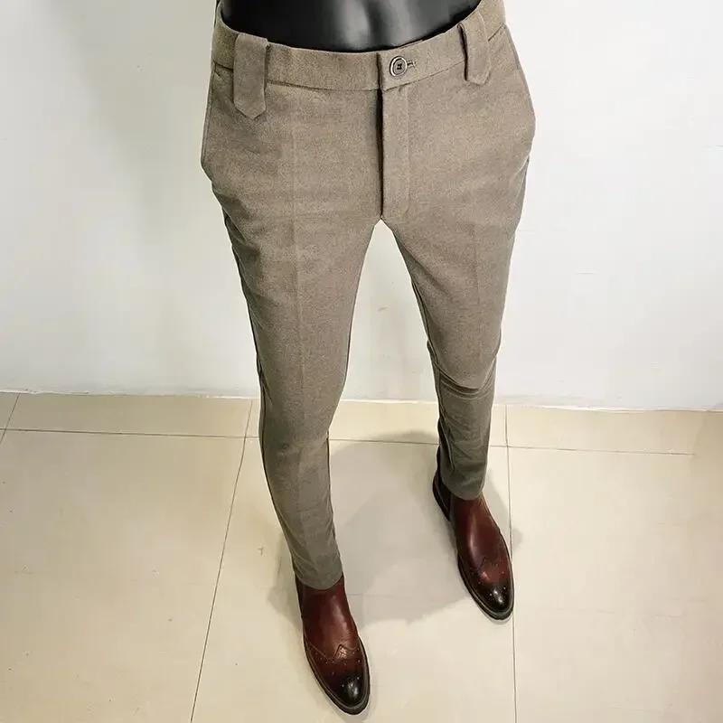 بدلة رجالية من الصوف السميك ،  - مراجعة Men Formal Wear Office وسعره
