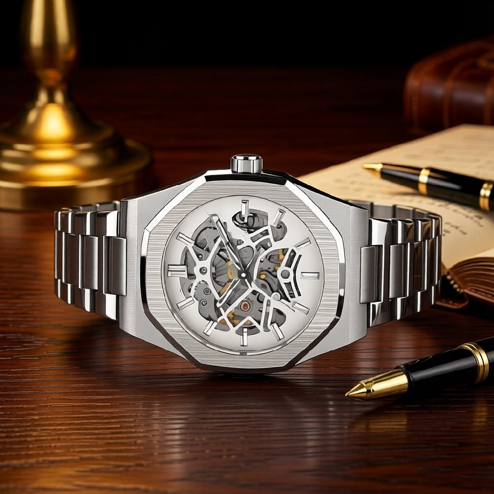 ساعة فورسينينج الميكانيكية للر - مراجعة Men'S Formal Wear Watches وسعره