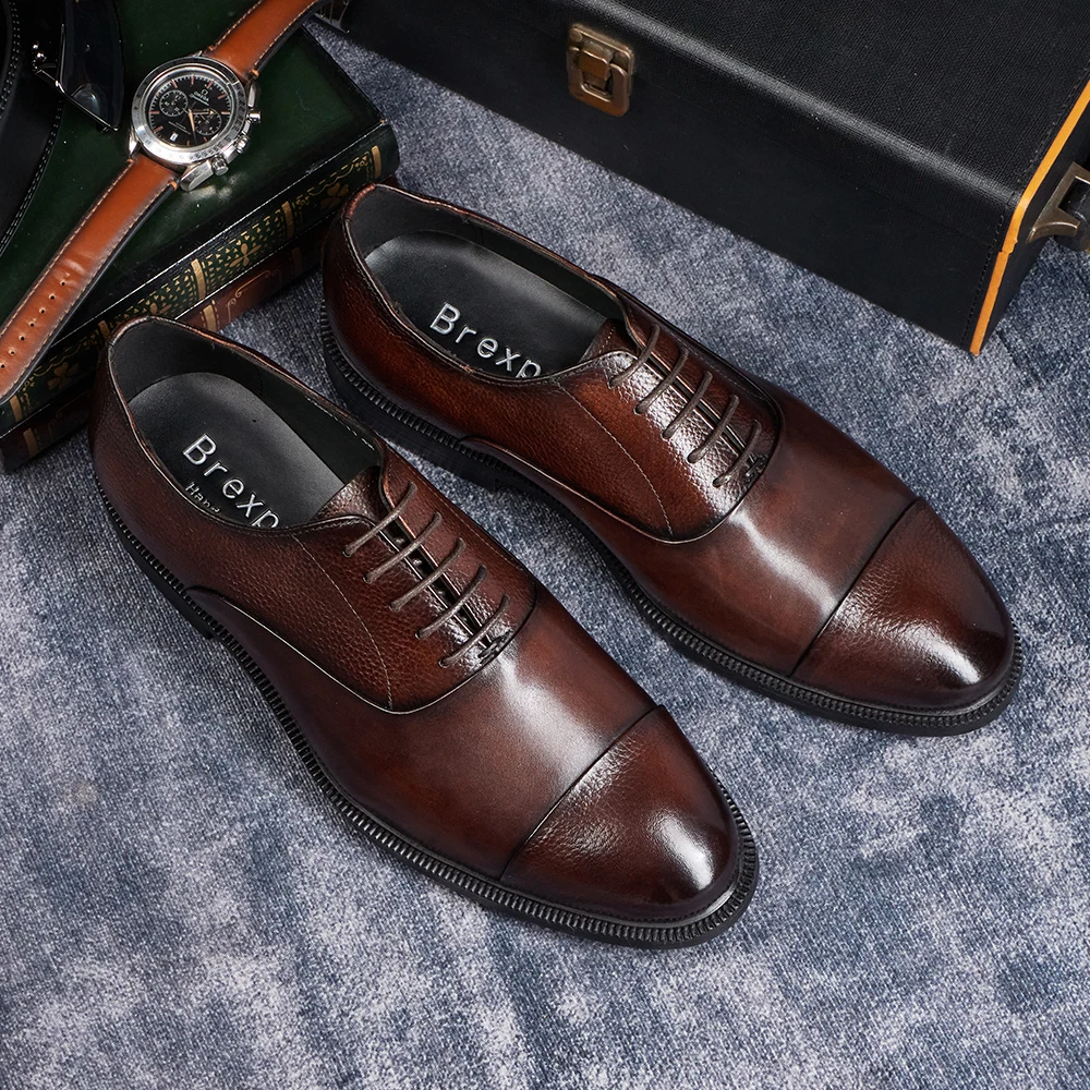 أحذية أكسفورد من جلد البقر الأ - مراجعة Men Formal Wear Pinterest وسعره