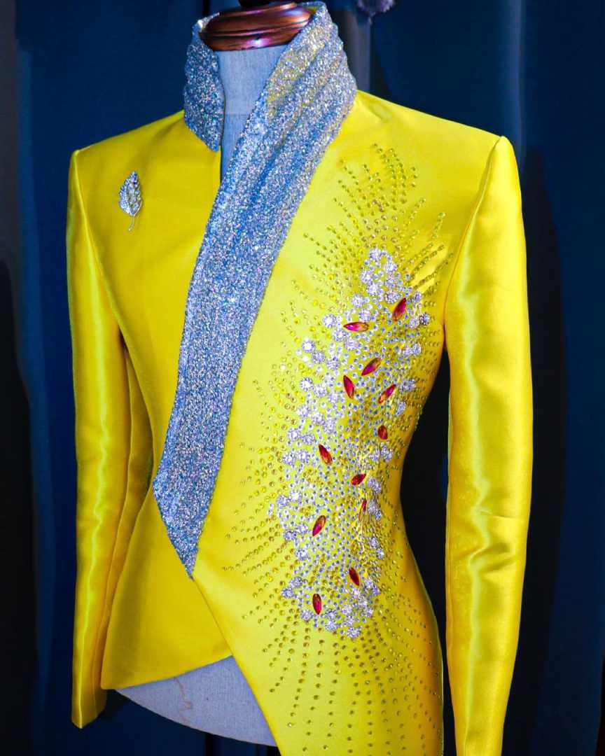 أزياء الزفاف الأصفر البدلات ال - مراجعة Formal Wear For Men Yellow وسعره