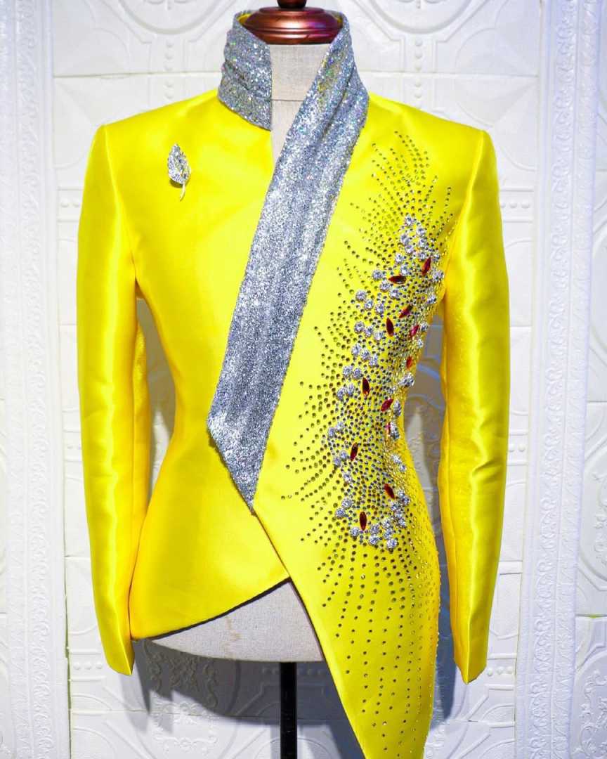 أزياء الزفاف الأصفر البدلات ال - مراجعة Formal Wear For Men Yellow وسعره