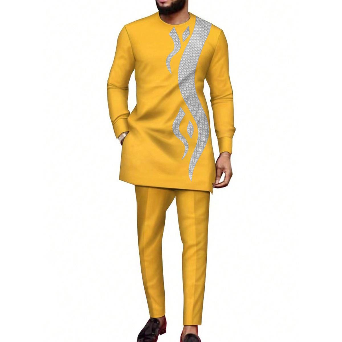بدلة رجالية مطرزة بأكمام طويلة - مراجعة Men'S Formal Ethnic Wear وسعره