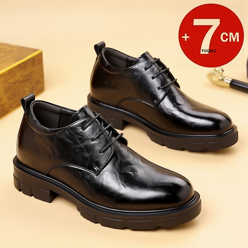 الرجال 7 سنتيمتر مصعد الأعمال  - مراجعة Formal Men Daily Wear Slippers وسعره