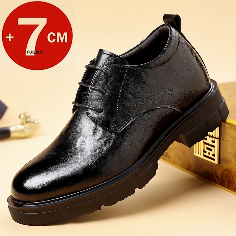 الرجال 7 سنتيمتر مصعد الأعمال  - مراجعة Formal Men Daily Wear Slippers وسعره