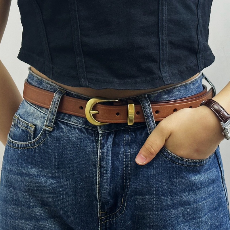 85-120 سنتيمتر النساء النقي جل - مراجعة Formal Belt Leather Thin وسعره