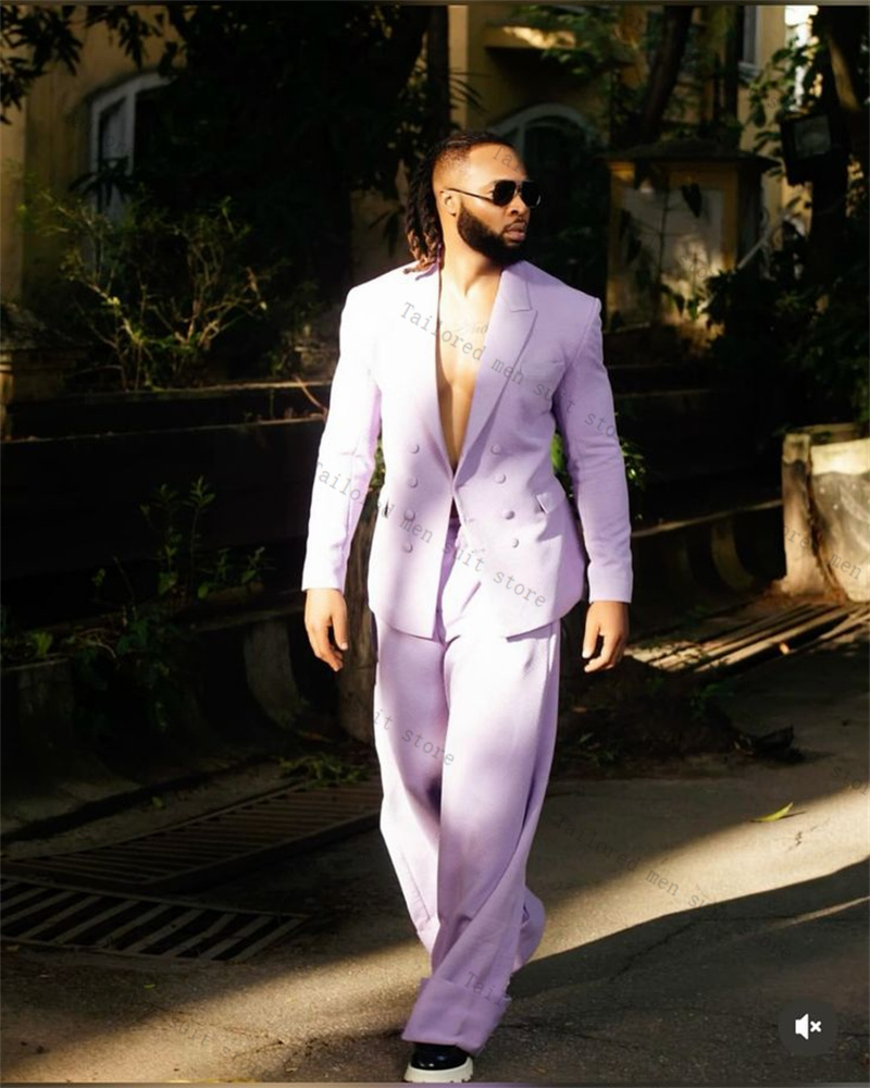الخزامى الأرجواني الرجال الدعا - مراجعة Men Formal Wear Purple وسعره
