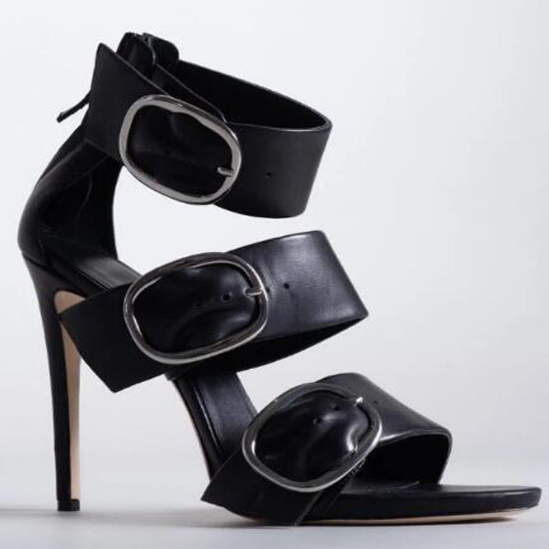 صنادل نسائية عصرية من الجلد ال - مراجعة Formal Belt Leather Thin وسعره