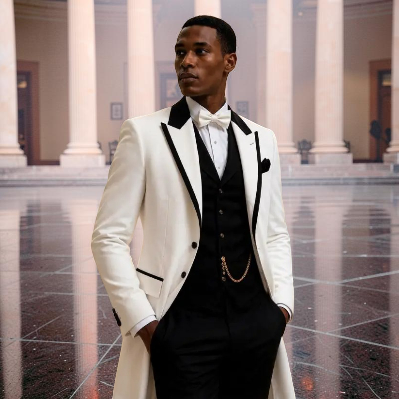 3 قطع بدلات زفاف رجالية بقصة ض - مراجعة Men'S Formal Wear In Wedding وسعره