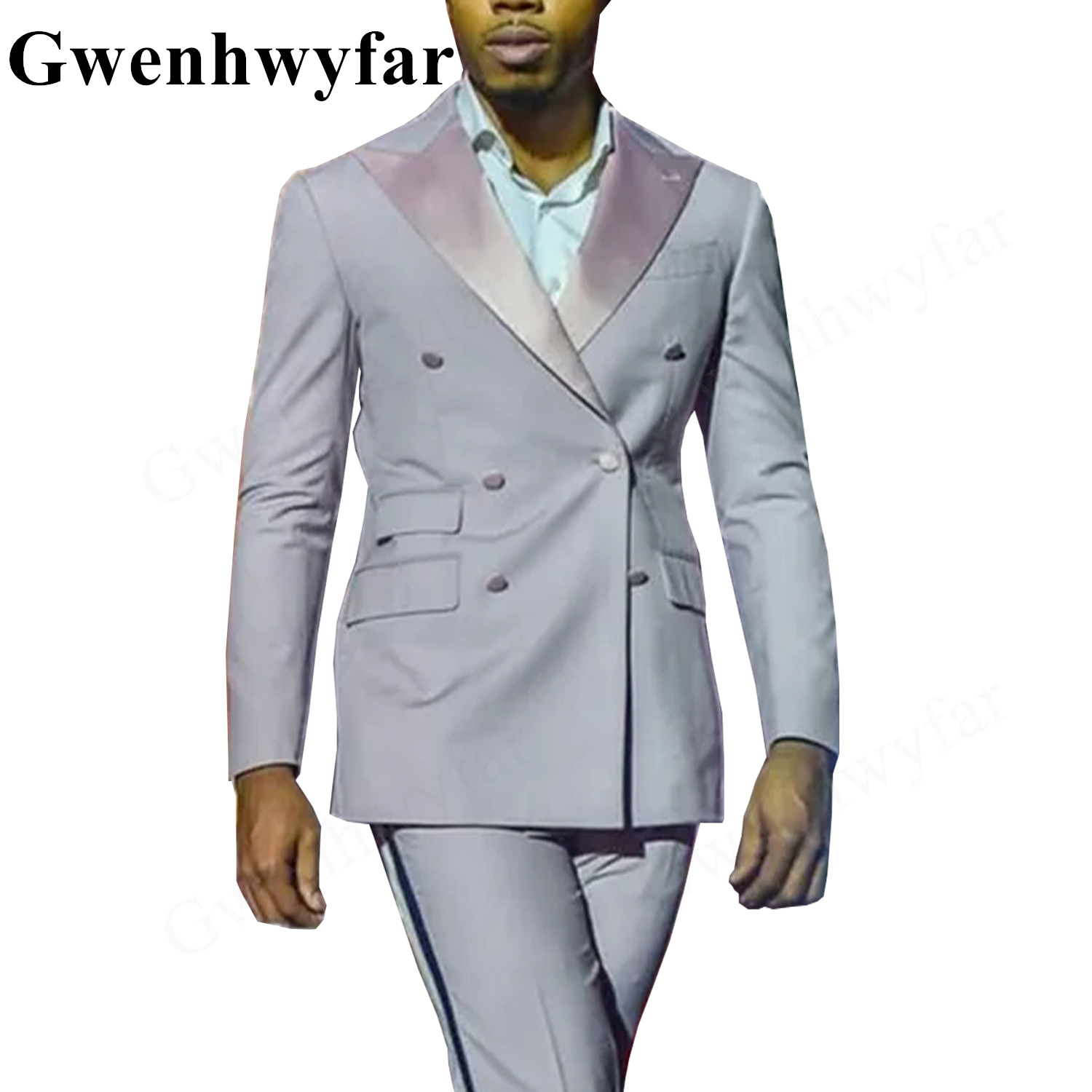 Gwenhwyfar جديد وردي فاتح الرج - مراجعة Men'S Formal Wear In Wedding وسعره