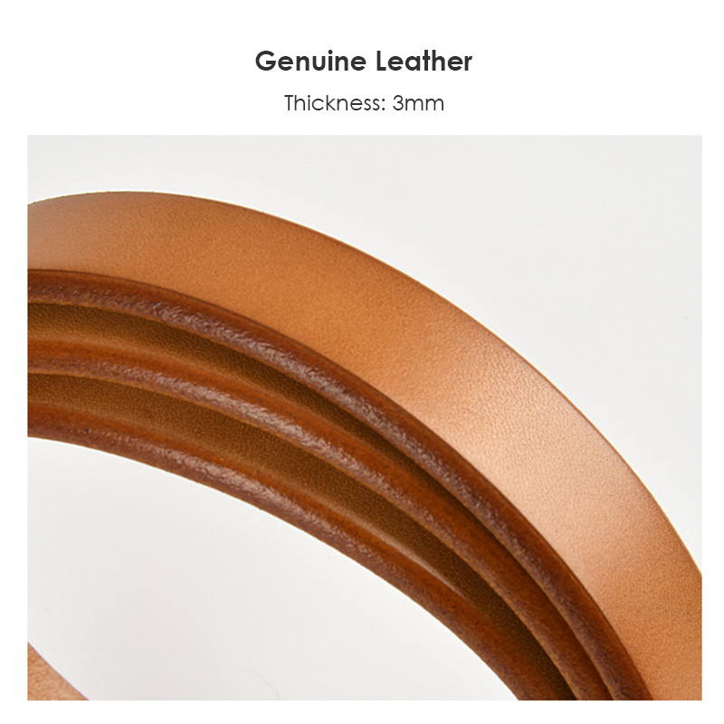VATLTY 2.3 سنتيمتر حزام جلدي ل - مراجعة Formal Belt Leather Thin وسعره