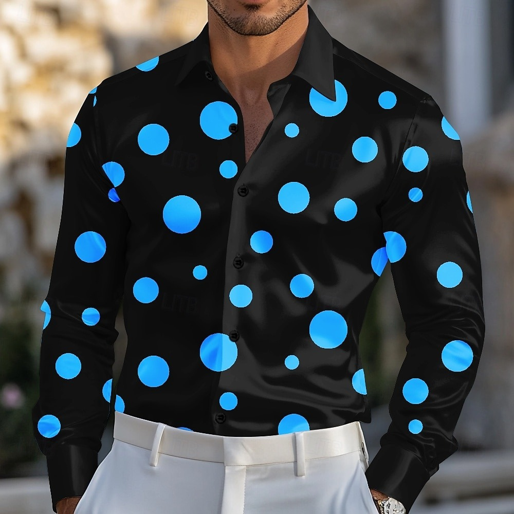 الرجال هندسية البولكا نقطة قمي - مراجعة Men'S Holiday Formal Wear وسعره