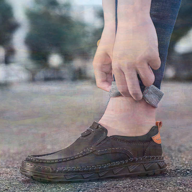39 Slipon أحذية رياضية رجل 46  - مراجعة Formal Men Daily Wear Slippers وسعره