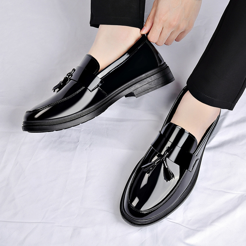 أحذية رجالية رسمية أنيقة بتصمي - مراجعة Patent Leather Oxford وسعره