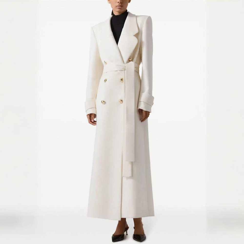 معطف صوفي Allingentle للنساء س - مراجعة Double Breasted Blazer وسعره