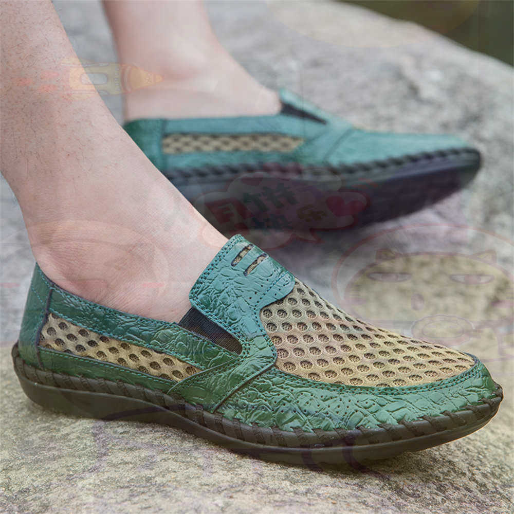 ألوان مختلطة بدون دانتيل أحذية - مراجعة Formal Men Daily Wear Slippers وسعره