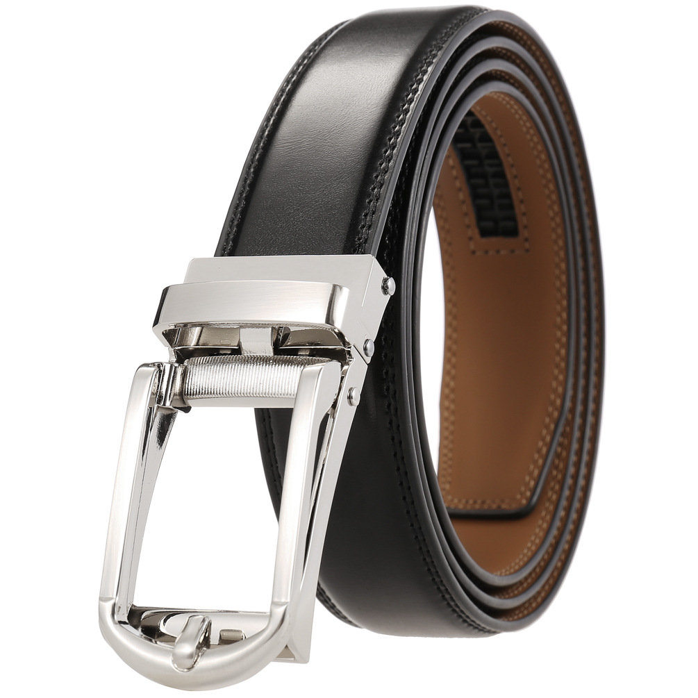 3-3.1 سنتيمتر عرض جلد البقر ال - مراجعة Formal Belt Leather Thin وسعره