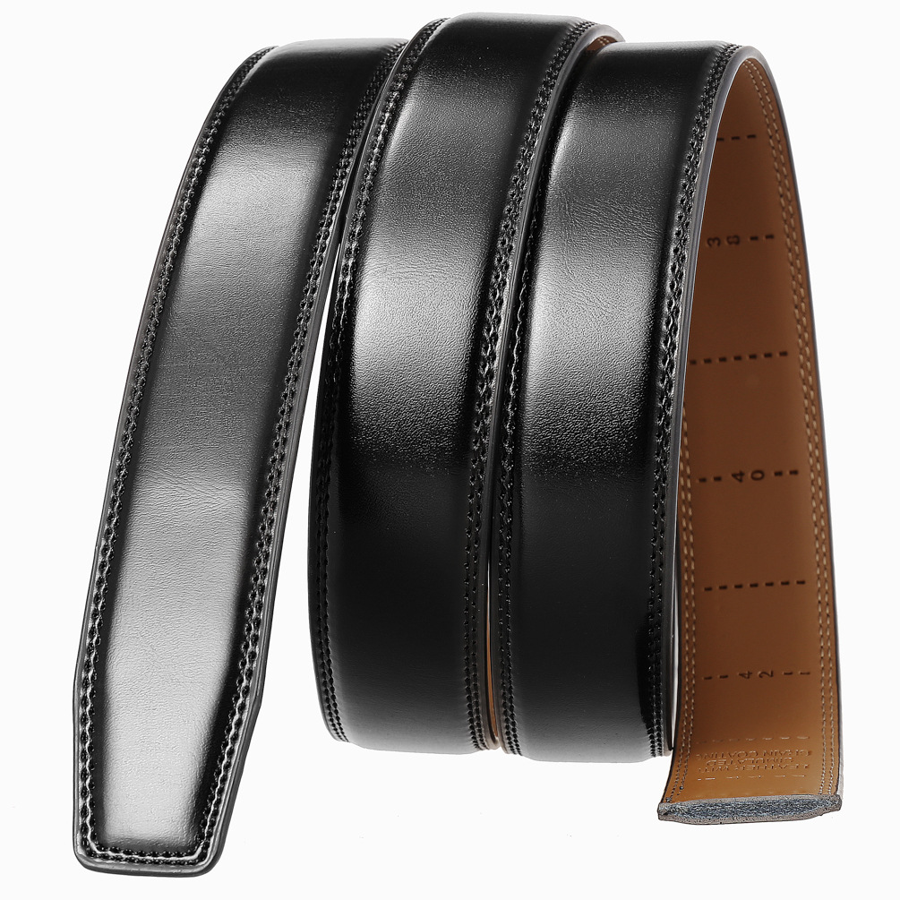 3-3.1 سنتيمتر عرض جلد البقر ال - مراجعة Formal Belt Leather Thin وسعره