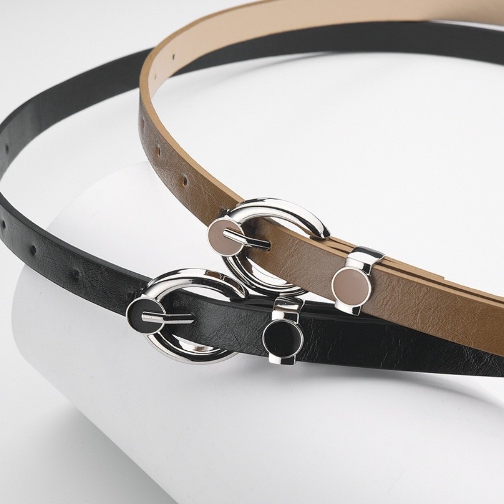 حزام خصر نحيف من سبيكة معدنية  - مراجعة Formal Belt Leather Thin وسعره