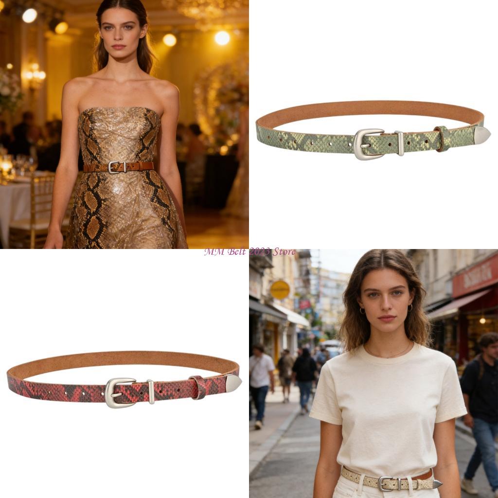 حزام خصر رفيع عصري للنساء والر - مراجعة Formal Belt Leather Thin وسعره