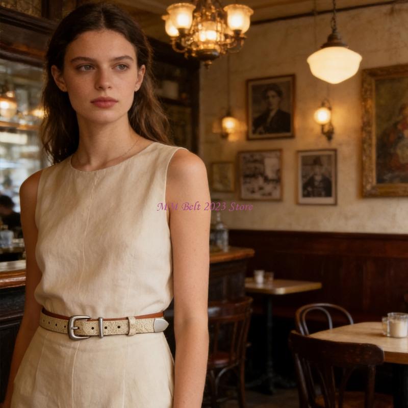 حزام خصر رفيع عصري للنساء والر - مراجعة Formal Belt Leather Thin وسعره