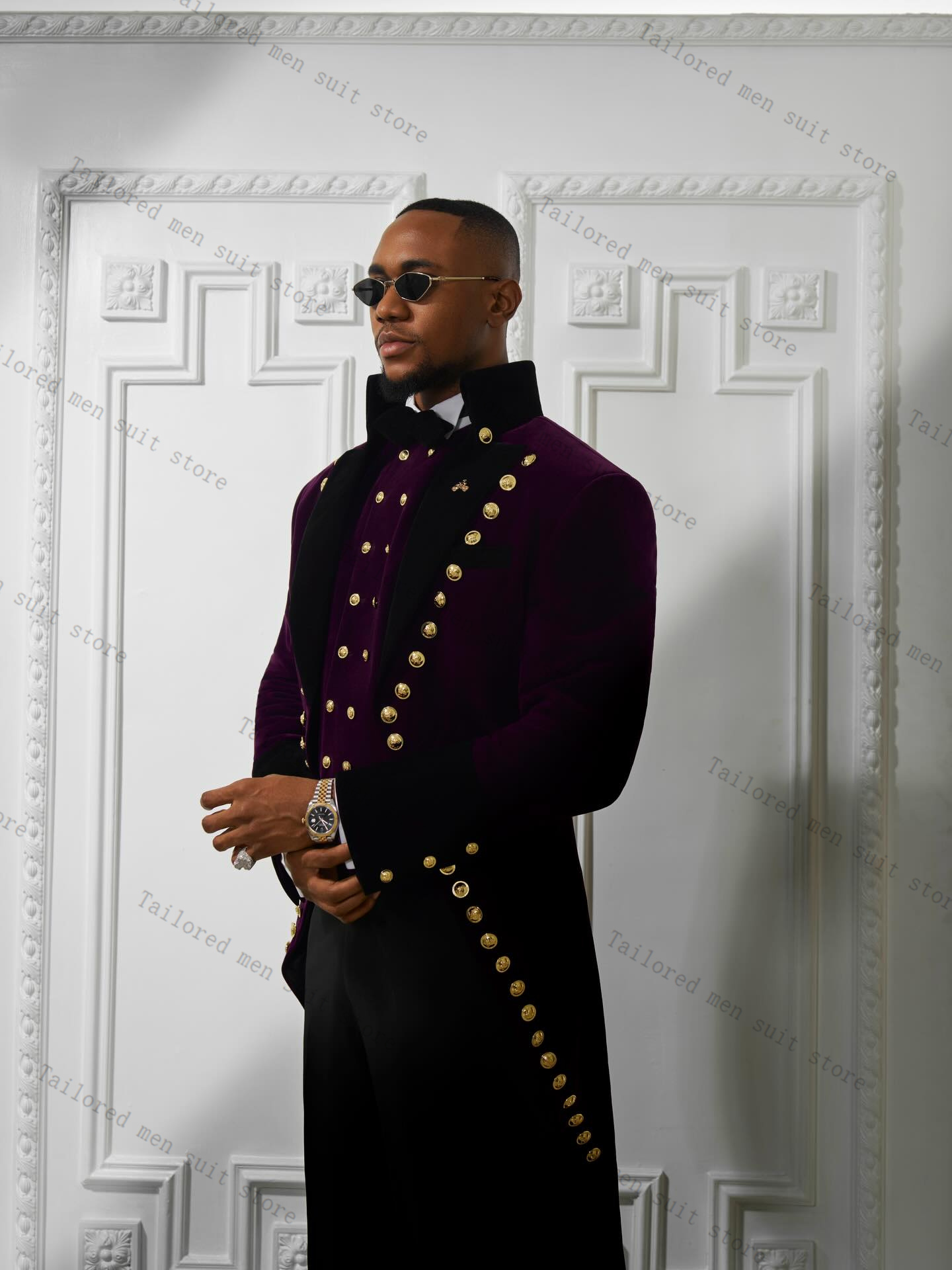 الأرجواني الرجال الدعاوى فستان - مراجعة Men Formal Wear Purple وسعره